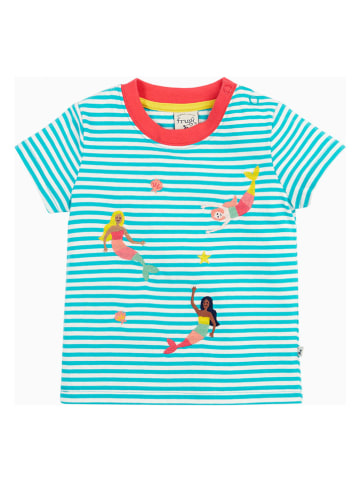 Frugi Shirt in Hellblau/ Weiß
