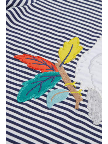 Frugi Shirt in Dunkelblau/ Weiß