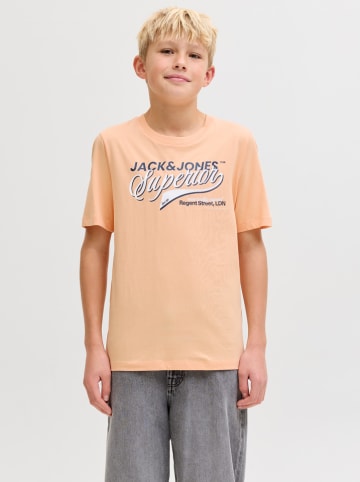 JACK & JONES Junior Shirt "Logo" in Orange