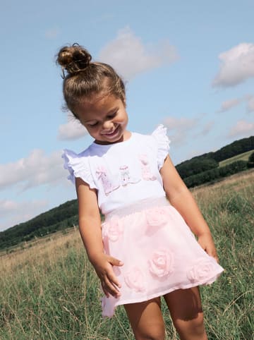 name it Shirt "Hadia" in Rosa/ Weiß