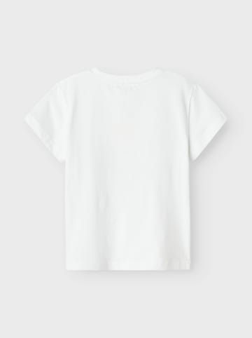 name it Shirt "Jacques" in Weiß/ Türkis