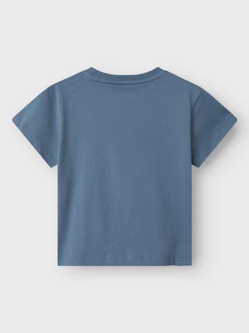 name it Shirt "Huggi" in Blau/ Bunt