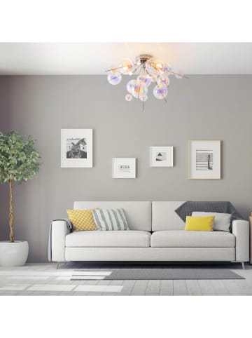 näve Lampa sufitowa "Explosion" w kolorze srebrnym - Ø 57 cm