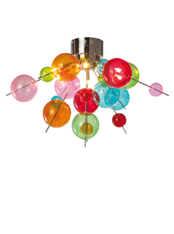 näve Plafonnière zilverkleurig/meerkleurig - Ø 57 cm