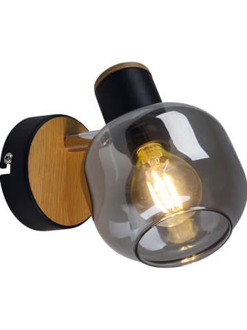 näve Lampa ścienna "Fumoso" w kolorze czarnym - 8 x 14 cm