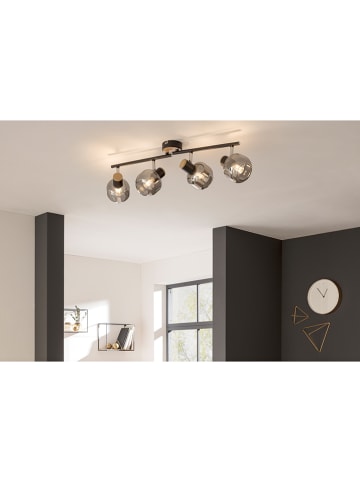 näve Plafonnière "Fumoso" grijs - (B)58 cm