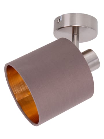 näve Ledplafonnière "Maron" lichtbruin - (B)18,5 x (D)12 cm