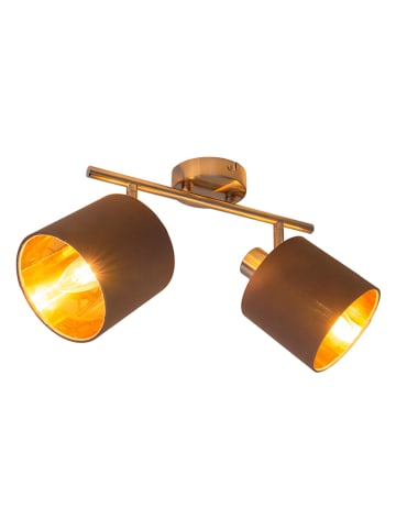 näve Ledplafonnière "Maron" lichtbruin - (B)46 x (D)12 cm