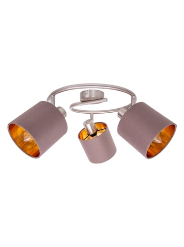 näve Lampa sufitowa "Maron" w kolorze jasnobrązowym - Ø 52 cm