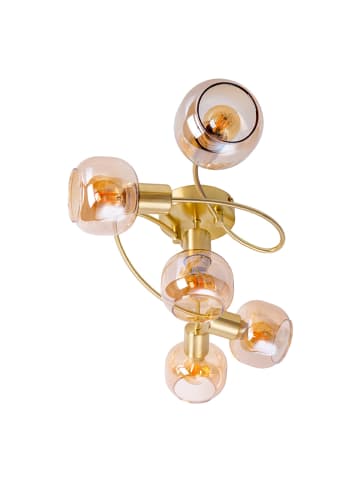 näve Deckenleuchte "Libby" in Gold - (B)61 x (H)36 x (T)21 cm