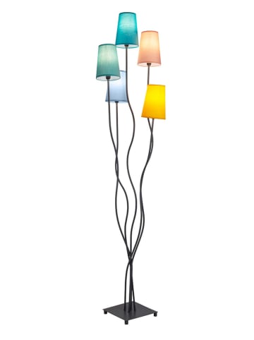 näve Staande lamp "Colora" grijs/meerkleurig - (H)163 cm