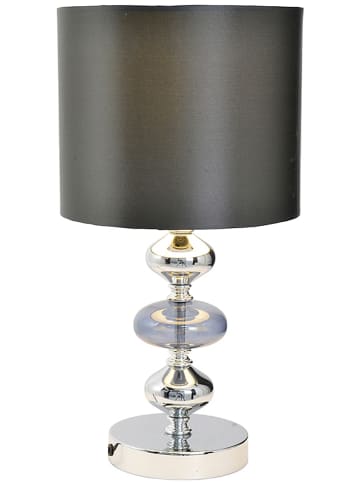 näve Lampa stołowa w kolorze srebrno-antracytowym - wys. 28,5 cm
