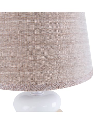 näve Tafellamp "Ares" beige - (H)31 x Ø 20 cm