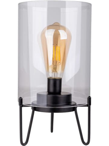 näve Lampa stołowa "Lonna" w kolorze szarym - wys. 28,5 x Ø 15 cm