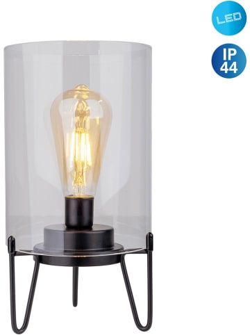 näve Tischleuchte "Lonna" in Grau - (H)28,5 x Ø 15 cm