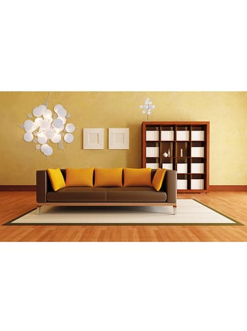 näve Hängeleuchte in Weiß/ Silber - Ø 65 cm