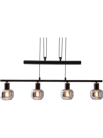 näve Lampa wisząca "Fumoso" w kolorze czarnym - 78 x 10 cm