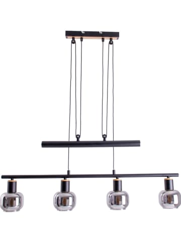 näve Lampa wisząca "Fumoso" w kolorze czarnym - 78 x 10 cm