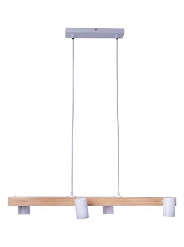 näve Hängeleuchte "Frida" in Hellbraun/ Weiß - (B)80 x (H)120 x (T)24 cm