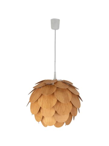 näve Lampa wisząca "Foglia" w kolorze jasnobrązowym - Ø 40 cm