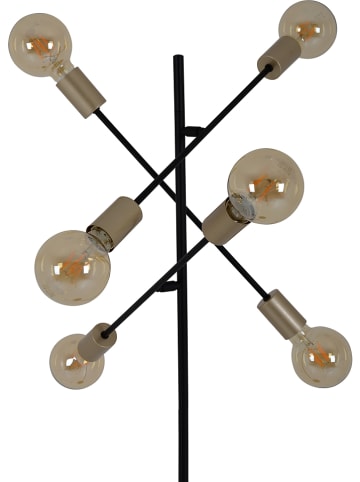 näve Standleuchte "Modo" in Schwarz/ Gold - (H)150 cm