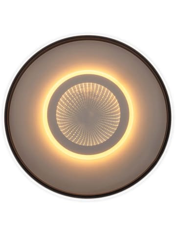 näve LED-Deckenleuchte "Redona" in Schwarz/ Weiß - EEK E (A bis G)