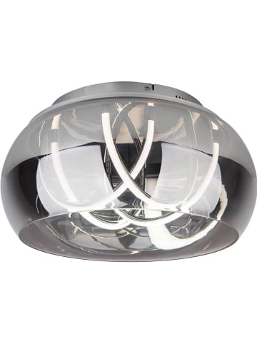 näve Ledplafonnière zilverkleurig/grijs - (H)22 x Ø 45 cm