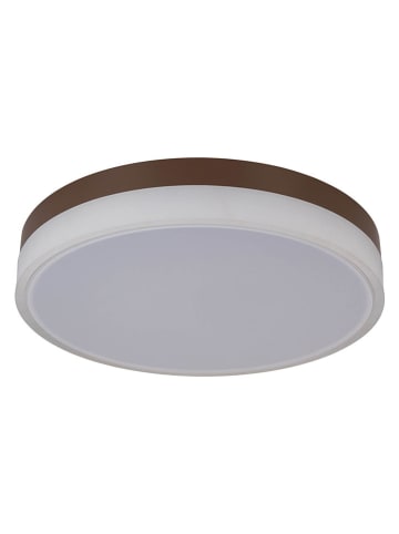 näve Lampa sufitowa LED "Lola" w kolorze brązowo-białym - KEE E (A do G)