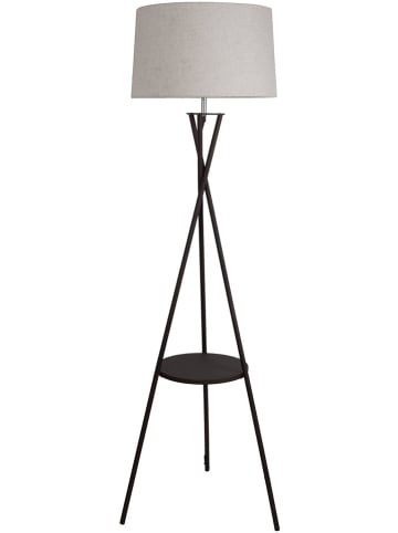 näve Staande lamp "Tora" crème/bruin - (H)158 x Ø 51 cm