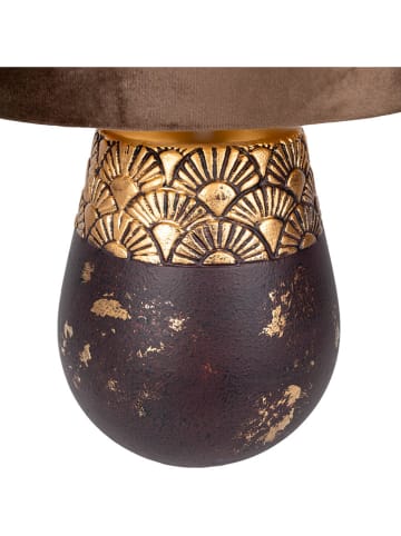 näve Tafellamp "Bronco" lichtbruin - (H)39 x Ø 26 cm
