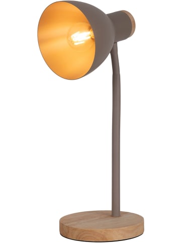 näve Lampa stołowa w kolorze brązowym - wys. 36,5 x Ø 14 cm