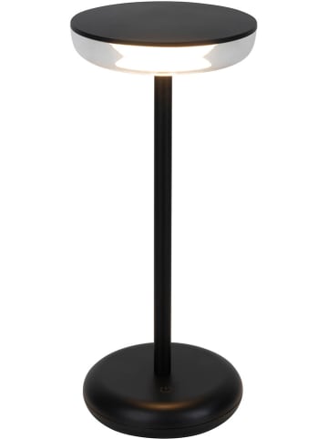 näve LED-Tischleuchte "Pasi" in Schwarz - (H)26 x Ø 11 cm