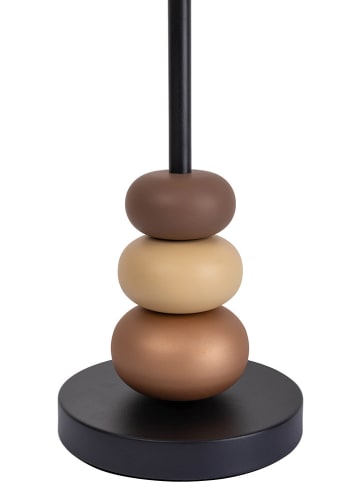 näve Lampa stołowa w kolorze czarno-brązowo-szarym - wys. 50 x Ø 28 cm