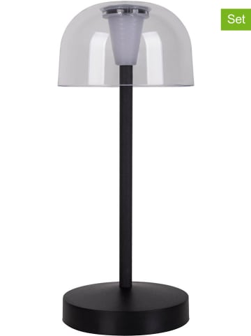 näve 2er-Set: LED-Tischleuchten "Gomba" in Schwarz - EEK F (A bis G)