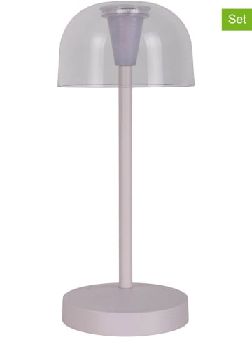 näve 2-delige set: ledtafellampen "Gomba" wit - energieklasse F (A tot G)