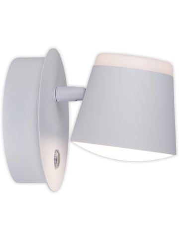 näve Ledwandlamp op accu "Tondo" wit - (B)14,5 cm