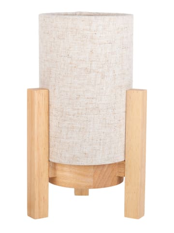 näve Akumulatorowa lampa stołowa w kolorze biało-beżowym - wys. 25 x Ø 16,2 cm