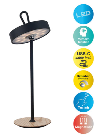 näve Ledtafellamp "Elli" zwart - energieklasse G (A tot G)