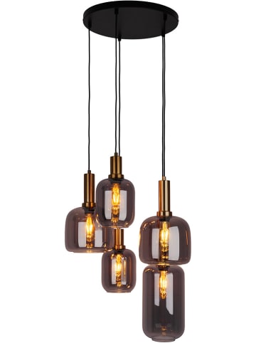 näve Lampa wisząca "Fumo" w kolorze czarnym