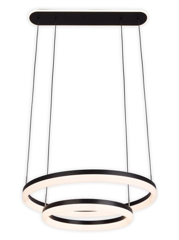 näve Ledhanglamp "Circulo" zwart/crème - energieklasse G (A tot G)