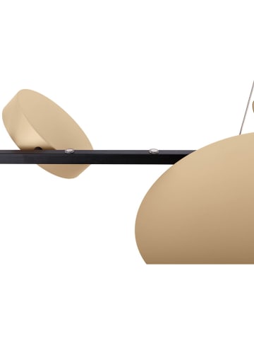 näve LED-Hängeleuchte "Tessa" in Hellbraun/ Schwarz - EEK F (A bis G)