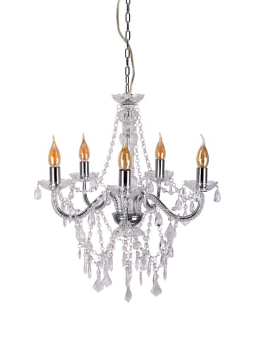 näve Hanglamp "Cecilia" zilverkleurig - Ø 52 cm