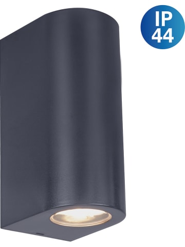 näve Außenwandleuchte "Alecto" in Schwarz - (B)6,8 x (H)15,5 cm