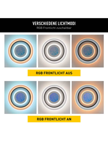 näve LED-Deckenleuchte "Stelios" in Weiß - EEK E (A bis G)