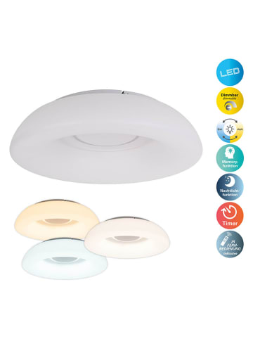 näve Ledplafonnière "Karim" wit - energieklasse E (A tot G)