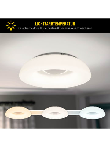 näve Ledplafonnière "Karim" wit - energieklasse E (A tot G)