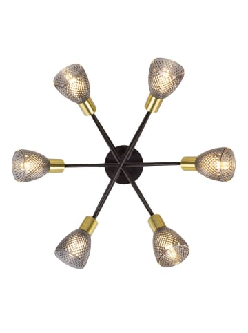 näve Deckenleuchte "Lindita" in Grau - Ø 59 cm