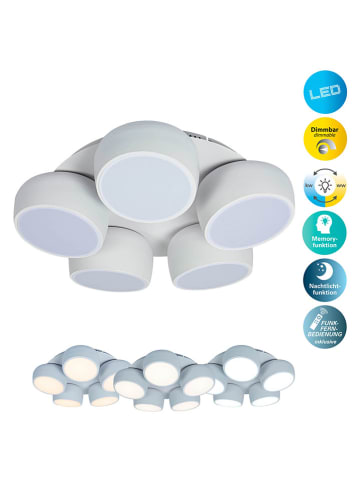 näve LED-Deckenleuchte "Eliora" in Weiß - EEK D (A bis G)