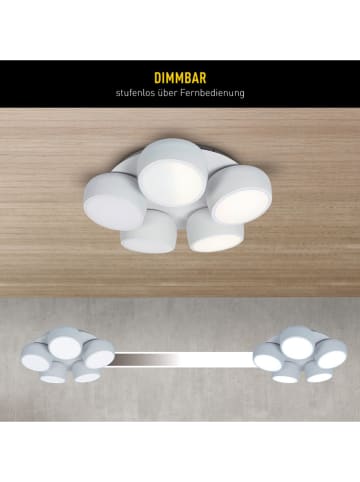 näve LED-Deckenleuchte "Eliora" in Weiß - EEK D (A bis G)