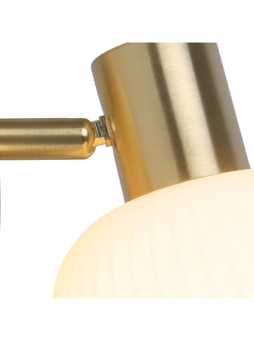 näve Lampa ścienna "Learta" w kolorze złoto-białym - wys. 83 cm